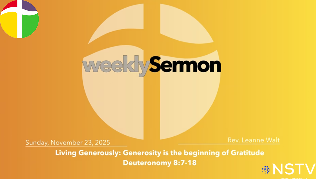 United Church of Christ Norwell Worship: 11/23/2025