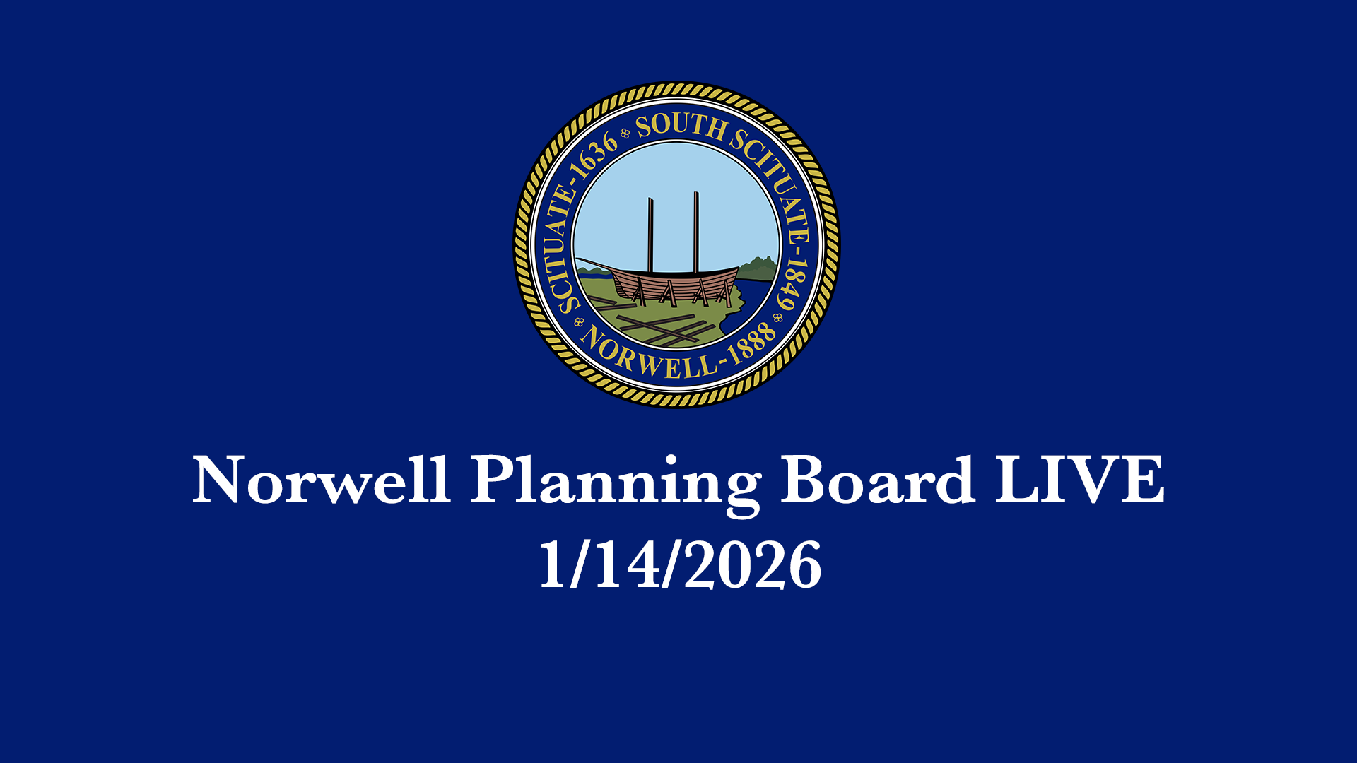 Thumbnail image for Norwell Planning Board: 1/14/2026 - Broadcast LIVE