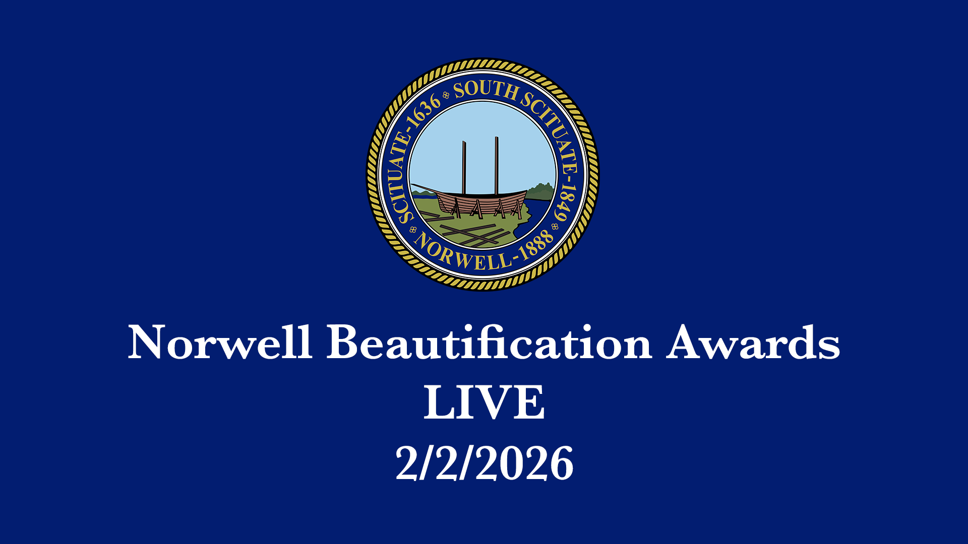Thumbnail image for Norwell Beautification Awards: 2/2/2026 - Broadcast LIVE