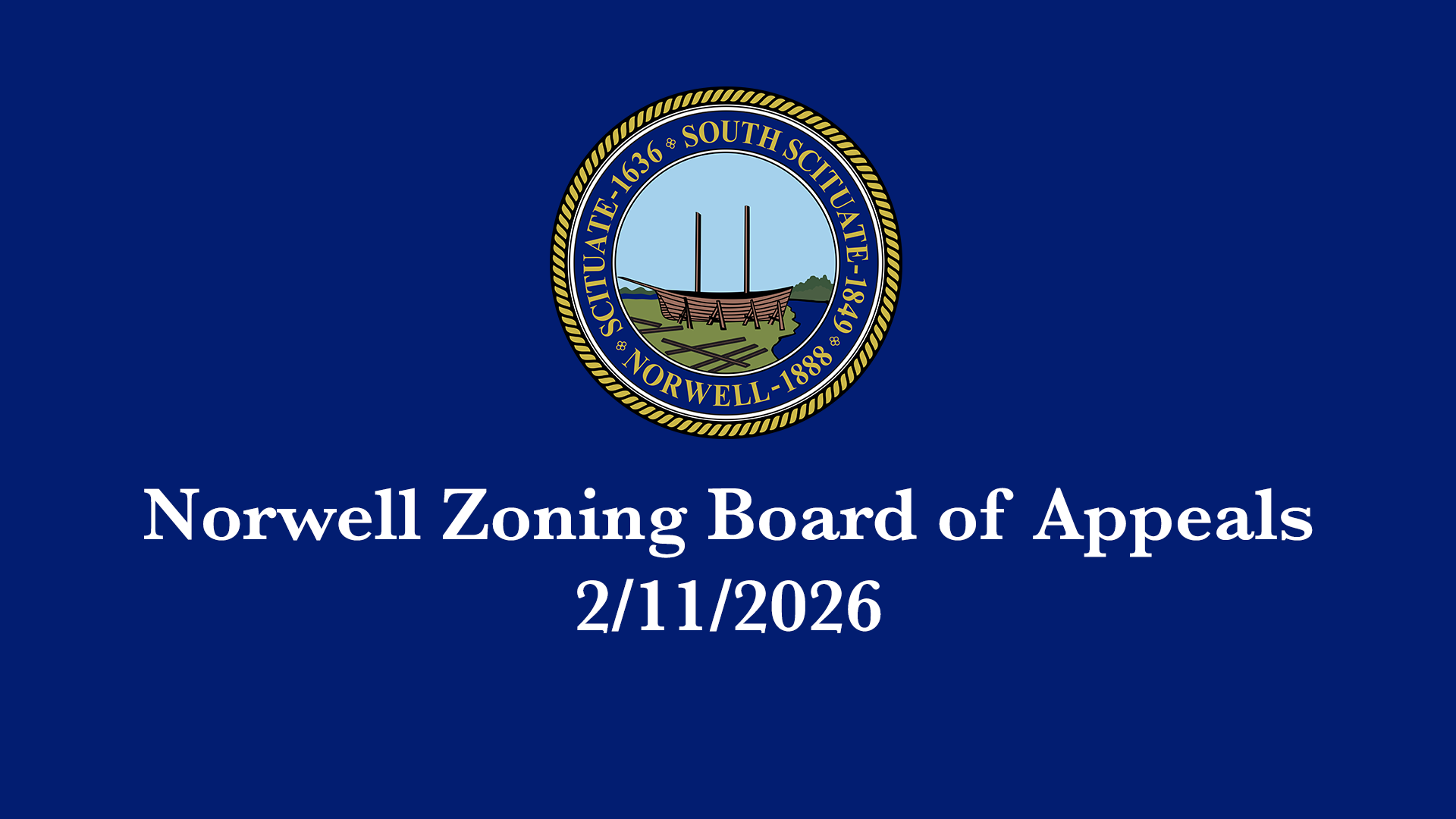 Thumbnail image for Norwell Zoning Board of Appeals: 2/11/2026