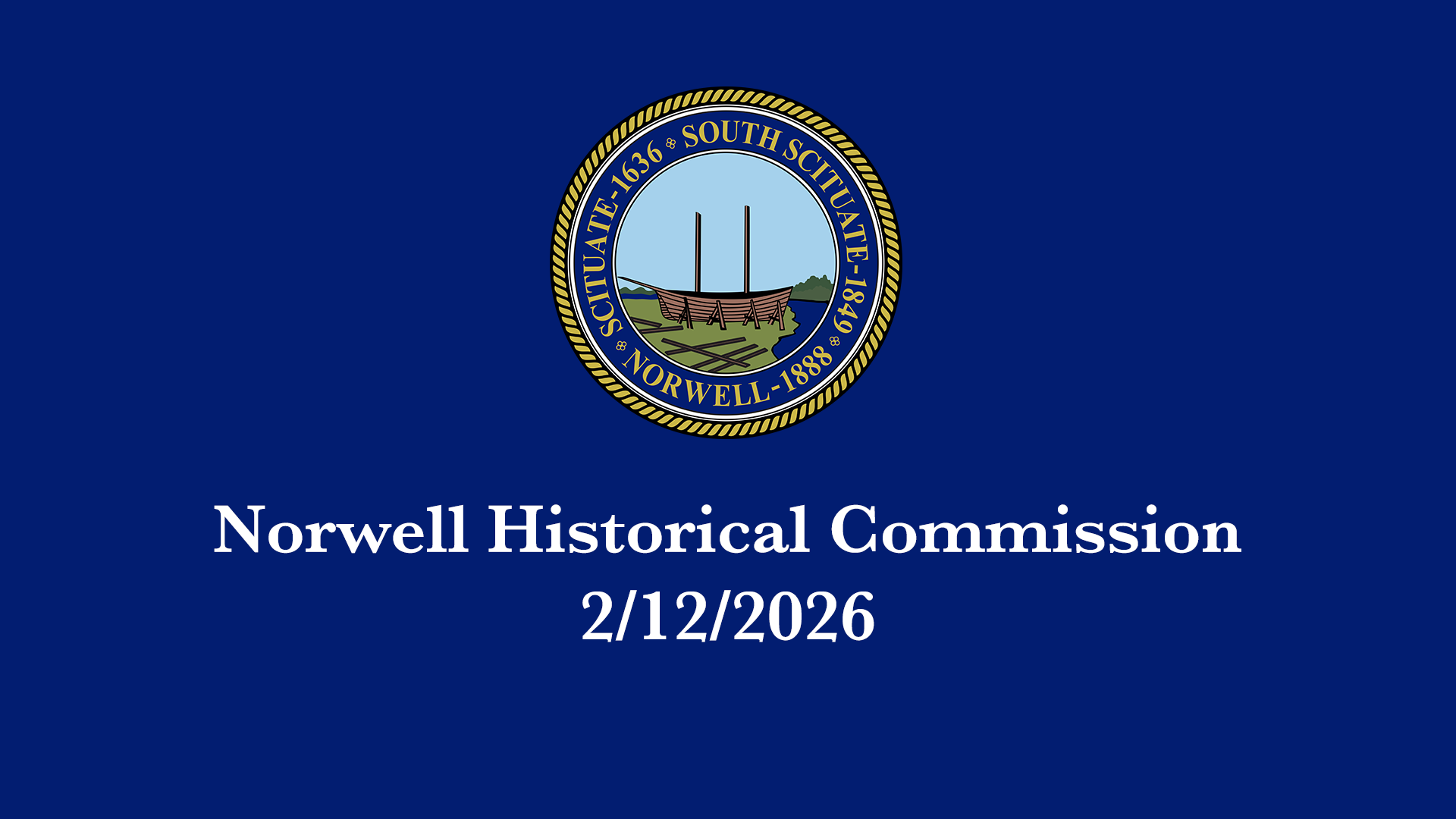 Thumbnail image for Norwell Historical Commission 2-12-26