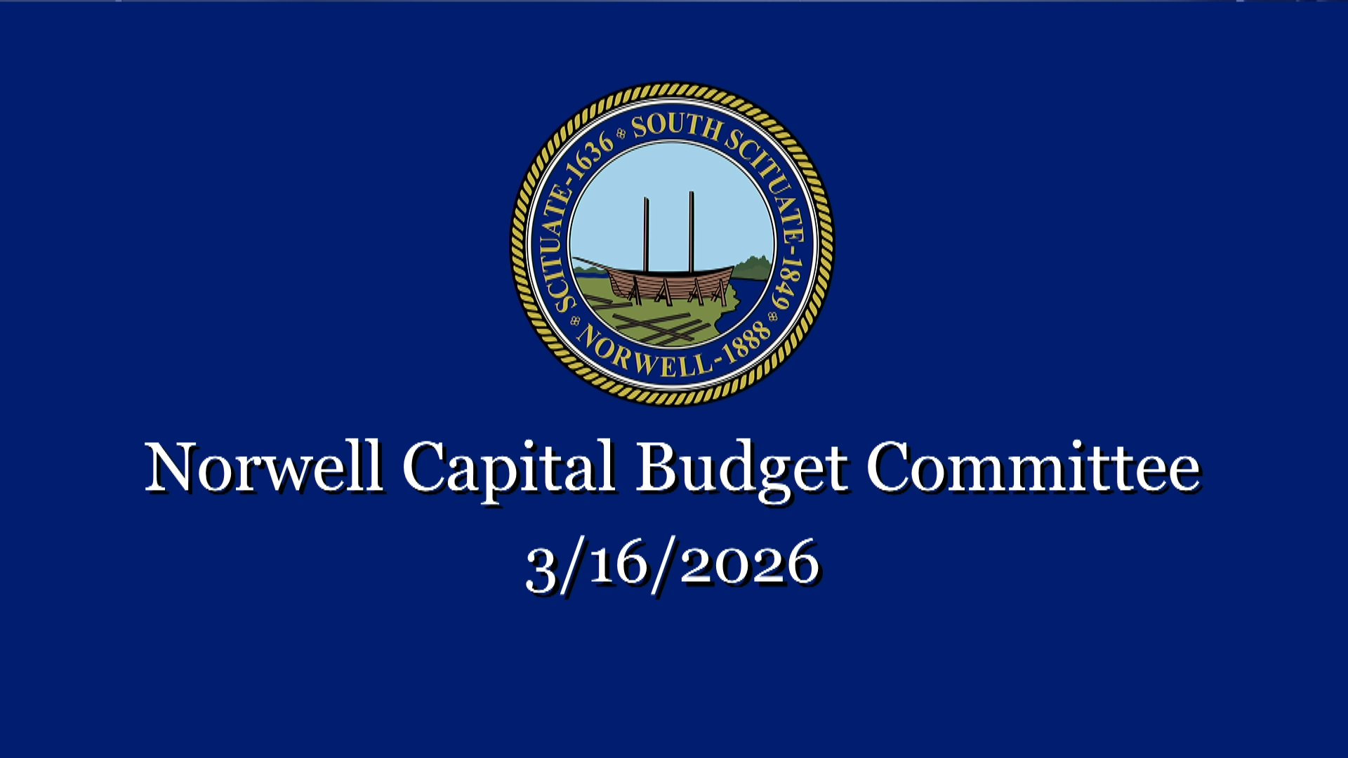 Thumbnail image for Norwell Capital Budget Committee: 3/16/2026