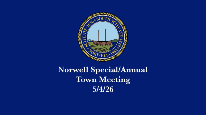 Thumbnail image for Norwell Special & Annual Town Meeting: 5/4/2026