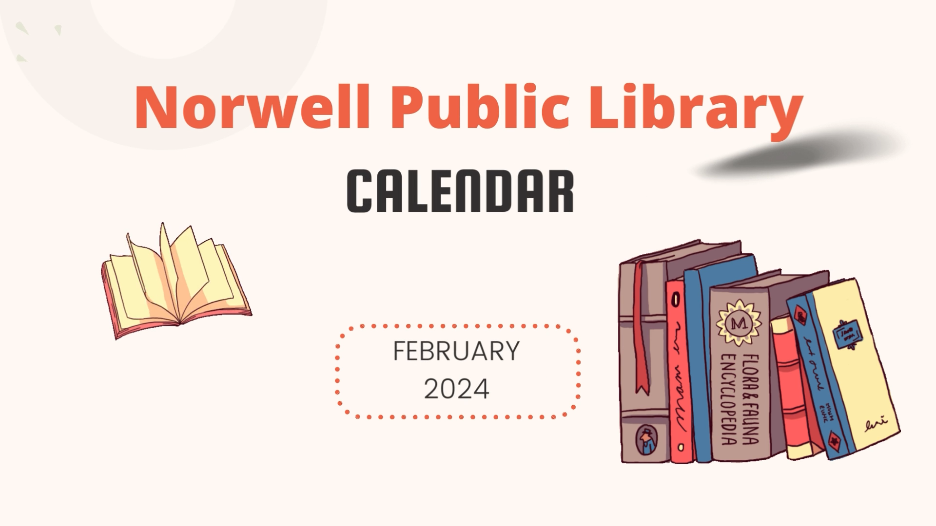 Norwell Public Library Calendar February 2024