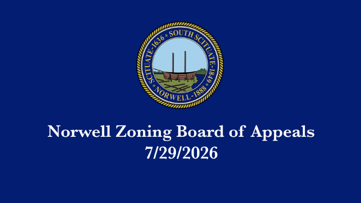 Thumbnail image for Norwell Zoning Board of Appeals: 7/29/2026