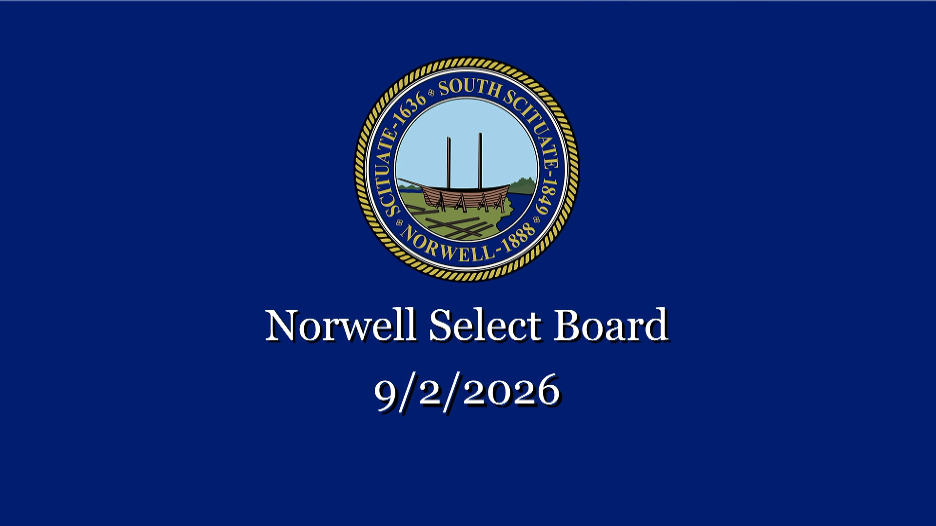 Thumbnail image for Norwell Select Board: 9/2/2026